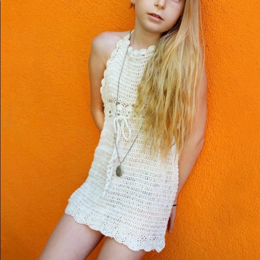 Girls crocheted dress